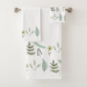 Towel Set - Summer Leaves
