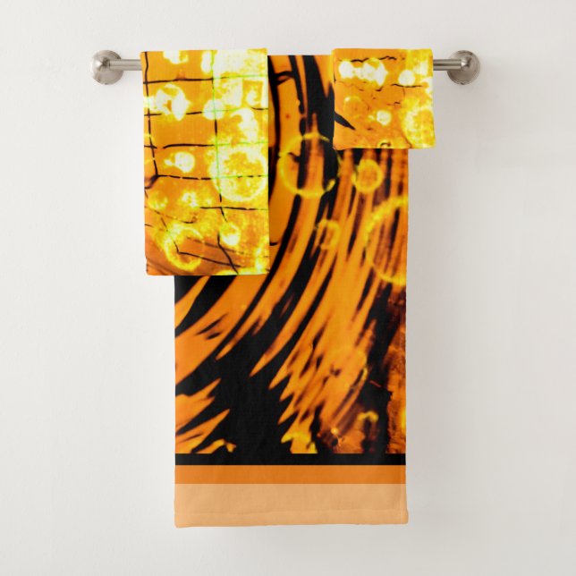 TOWEL SET, warm tones (Insitu)