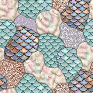 Towel Set Whimsical Fairytale Mermaid Unicorn