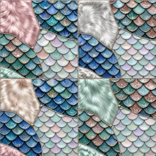 Towel Set Whimsical Fairytale Mermaid Unicorn