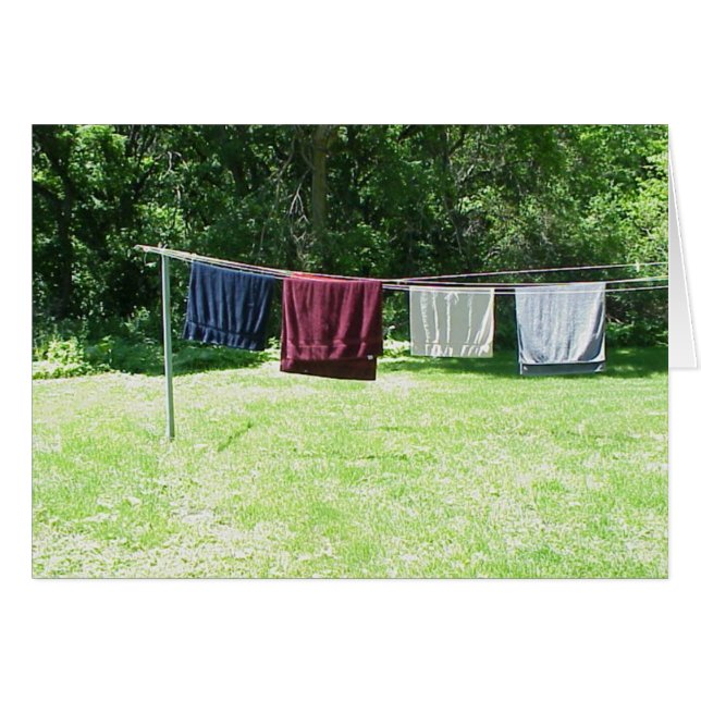 Towels card (Front Horizontal)