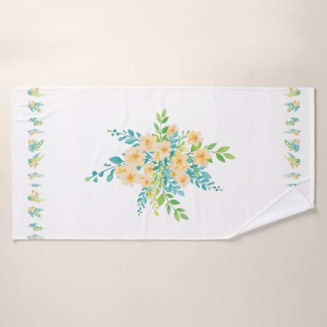 Towels set "Flowers of the Field" (Bath Towel)