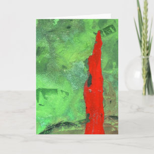 "Tower 1" Abstract Design Greeting Card