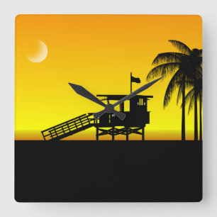 Tower 41 Walll Clock (yellow)