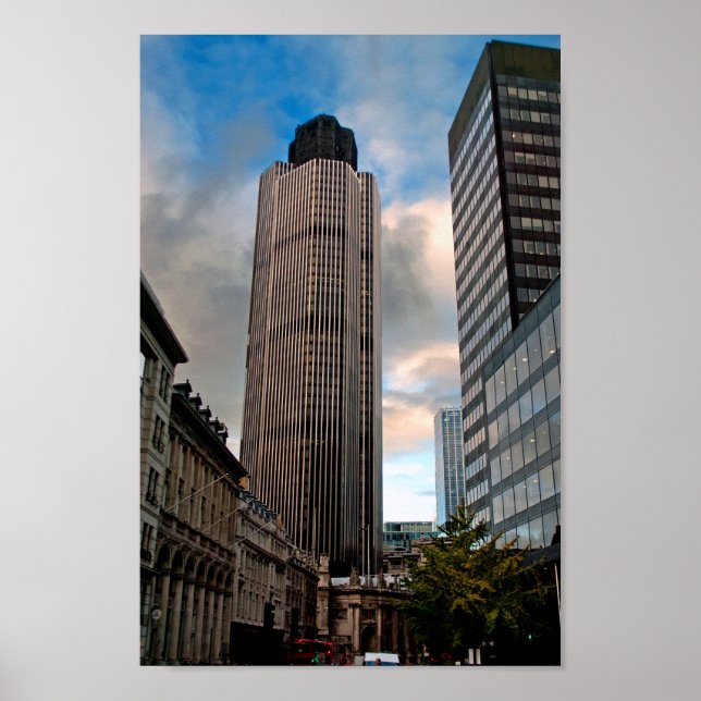 Tower 42 Formerly Natwest Building London UK Poster (Front)