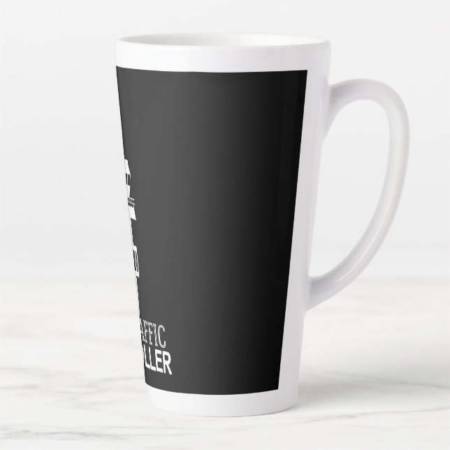 Tower Air Traffic Control Controller ATC Aviation Latte Mug (Right)