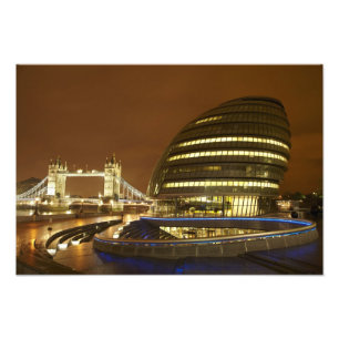 Tower Bridge, and Greater London Authority Photo Print