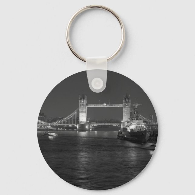 Tower Bridge and HMS Belfast Keychain (Front)