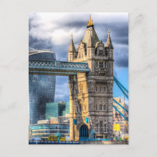 Tower Bridge and the City Postcard