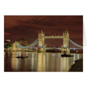 Tower Bridge at night, London