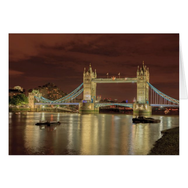 Tower Bridge at night, London (Front Horizontal)