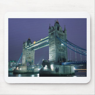 Tower Bridge at night, London, England Mouse Pad