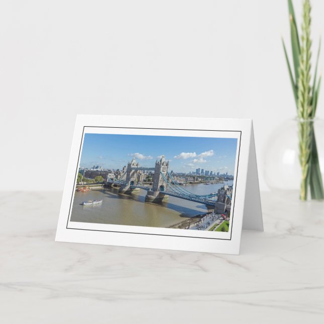 Tower Bridge greeting card (Front)
