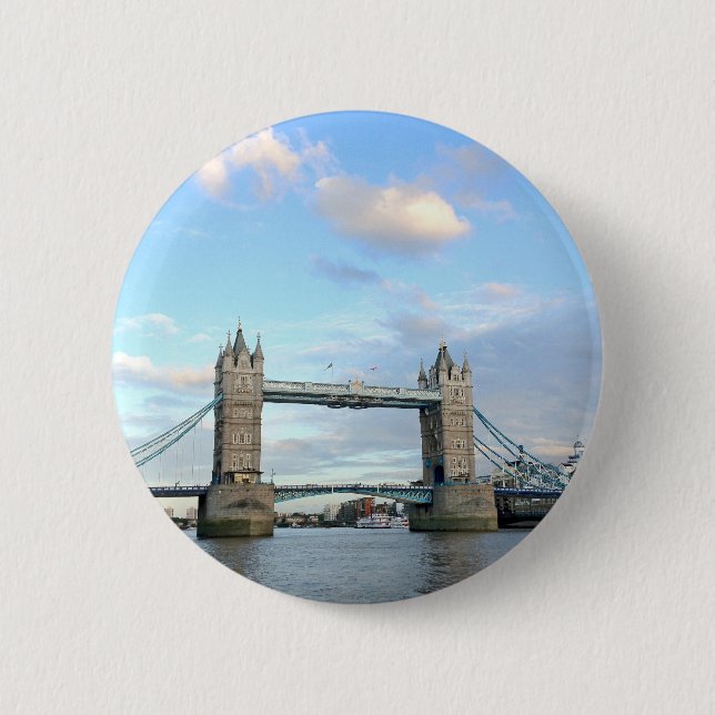 Tower Bridge-London 2 Inch Round Button (Front)