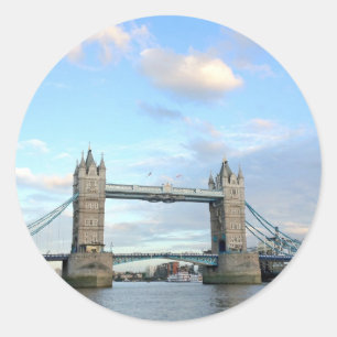 Tower Bridge-London Classic Round Sticker