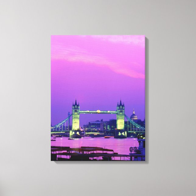 Tower Bridge, London, England Canvas Print (Front)