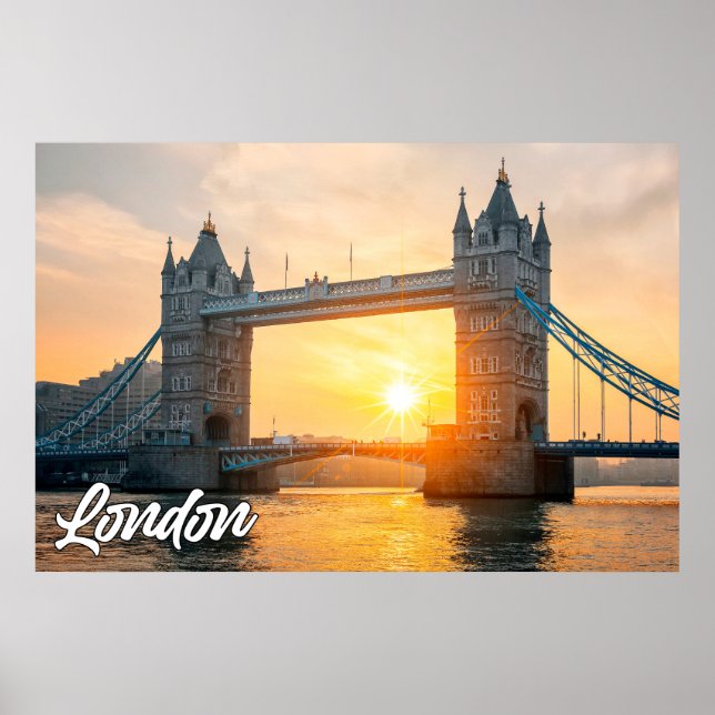Tower Bridge, London, England Poster (Front)