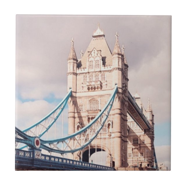 Tower Bridge London Great Britain UK Tile (Front)