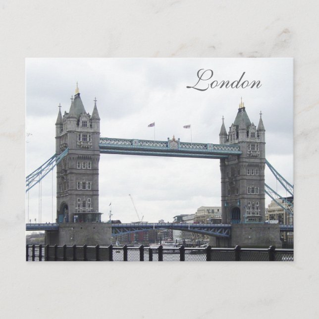 Tower Bridge--London Postcard (Front)