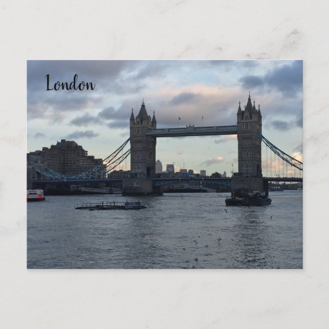 Tower Bridge, London Postcard (Front)