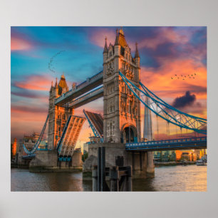 Tower Bridge London Poster