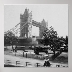 Tower Bridge London, River Thames, England Poster