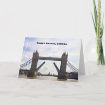 Tower Bridge London, with the road bridge open