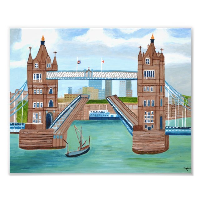 Tower Bridge Londres Photo agrandissement (Devant)