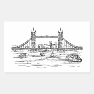 tower bridge of London Sticker