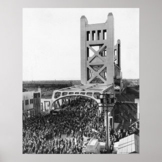 Tower Bridge Opening Photo Poster Print