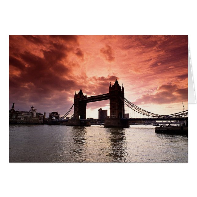 Tower Bridge Red Sky (Devant horizontal)