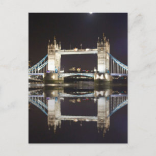 Tower Bridge Reflected Postcard