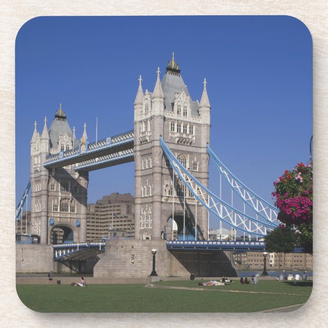Tower Bridge, River Thames, London, England Coaster (Front)