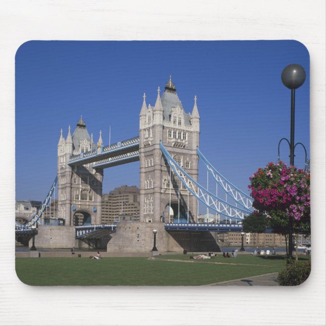 Tower Bridge, River Thames, London, England Mouse Pad (Front)