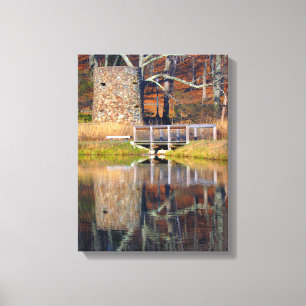 Tower by the Pond Canvas Print
