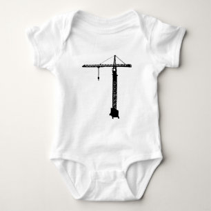 tower crane grue baby bodysuit