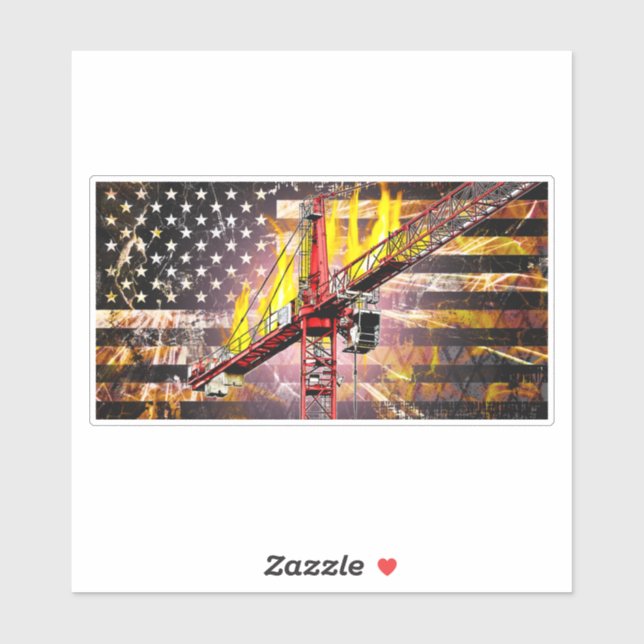 Tower Crane Operator Flag (Sheet)