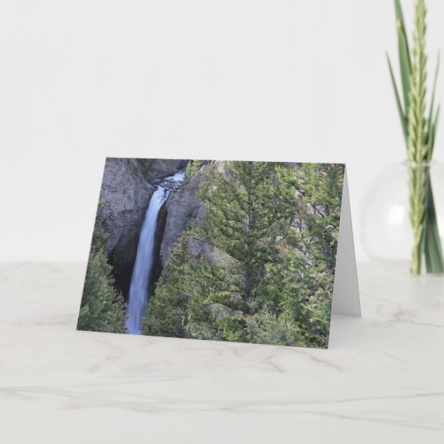 Tower Falls, Yellowstone National Park, Wyoming Card (Front)