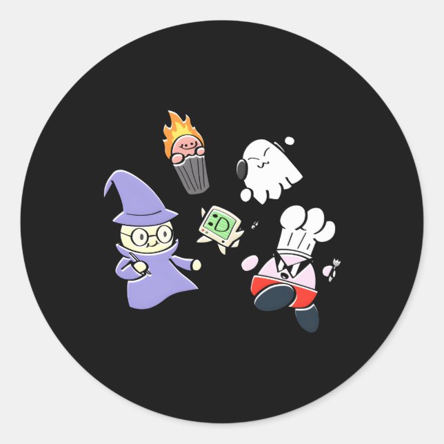 Tower Heroes Team Up Classic Round Sticker (Front)