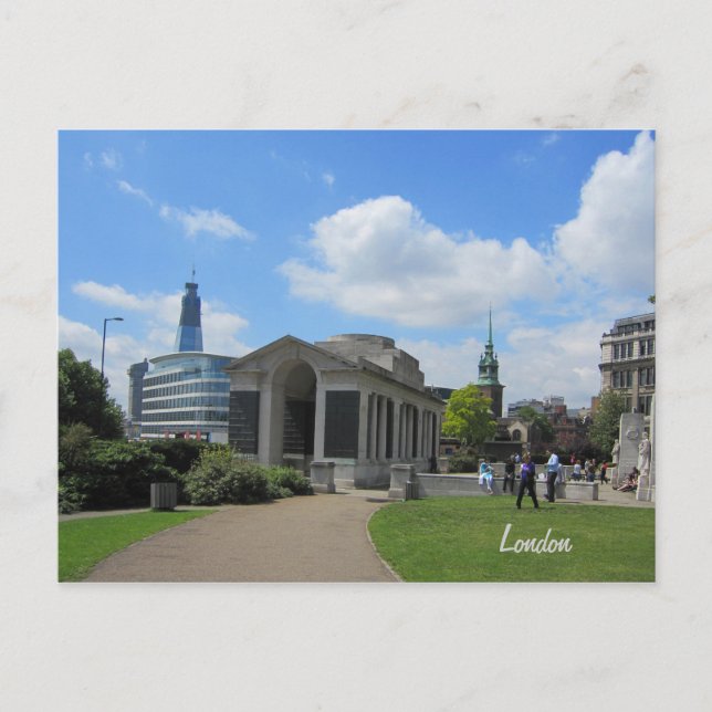 Tower Hill Memorial postcard (Front)