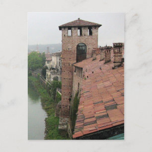 Tower in Verona, Italy Postcard