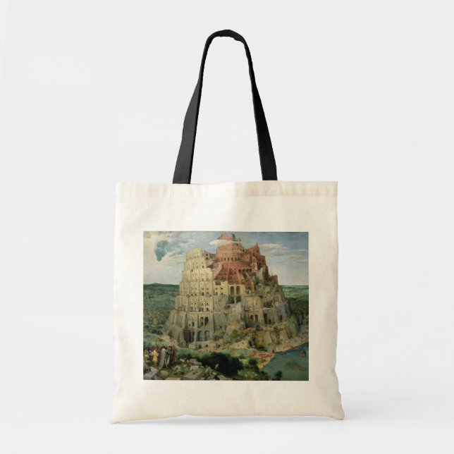 Tower of Babel, 1563 (oil on panel) Tote Bag (Front)