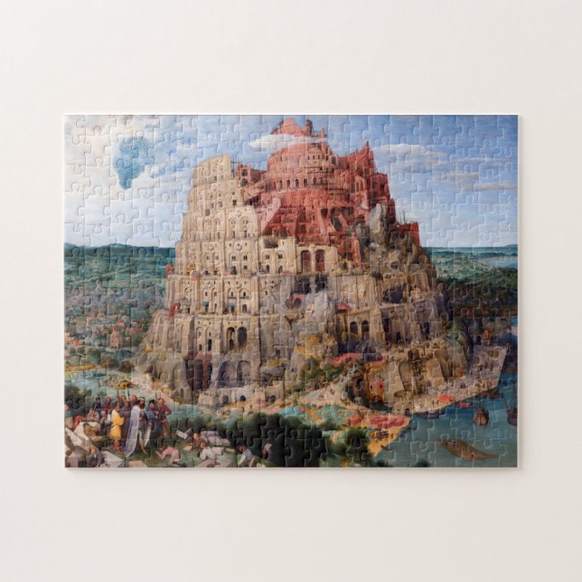 Tower of Babel, Pieter Bruegel the Elder, 1563 Jigsaw Puzzle (Horizontal)