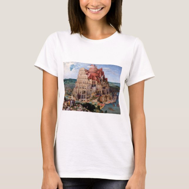 Tower of Babel, Pieter Bruegel the Elder, 1563 T-Shirt (Front)
