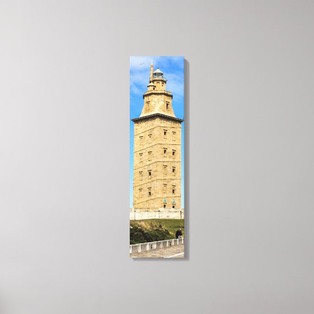 Tower Of Hercules Lighthouse Vertical Canvas Print (Front)