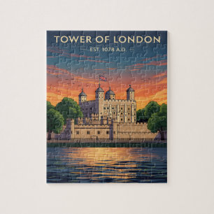 Tower of London at sunset Jigsaw Puzzle