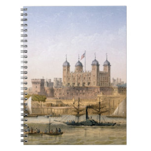Tower of London, c.1862 (colour litho) Notebook