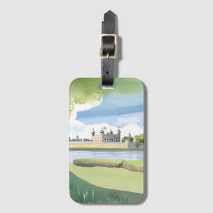 Tower of London   UK Watercolor Landscape Luggage Tag