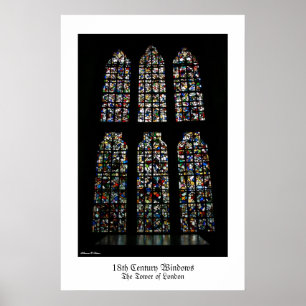 Tower of London Windows Poster