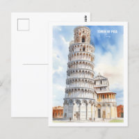 Tower of Pisa Italy Famous Travel Place